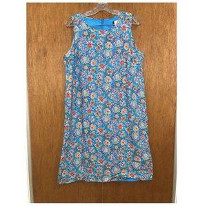 Vintage Herman Geist Sleeveless Floral Dress 14W